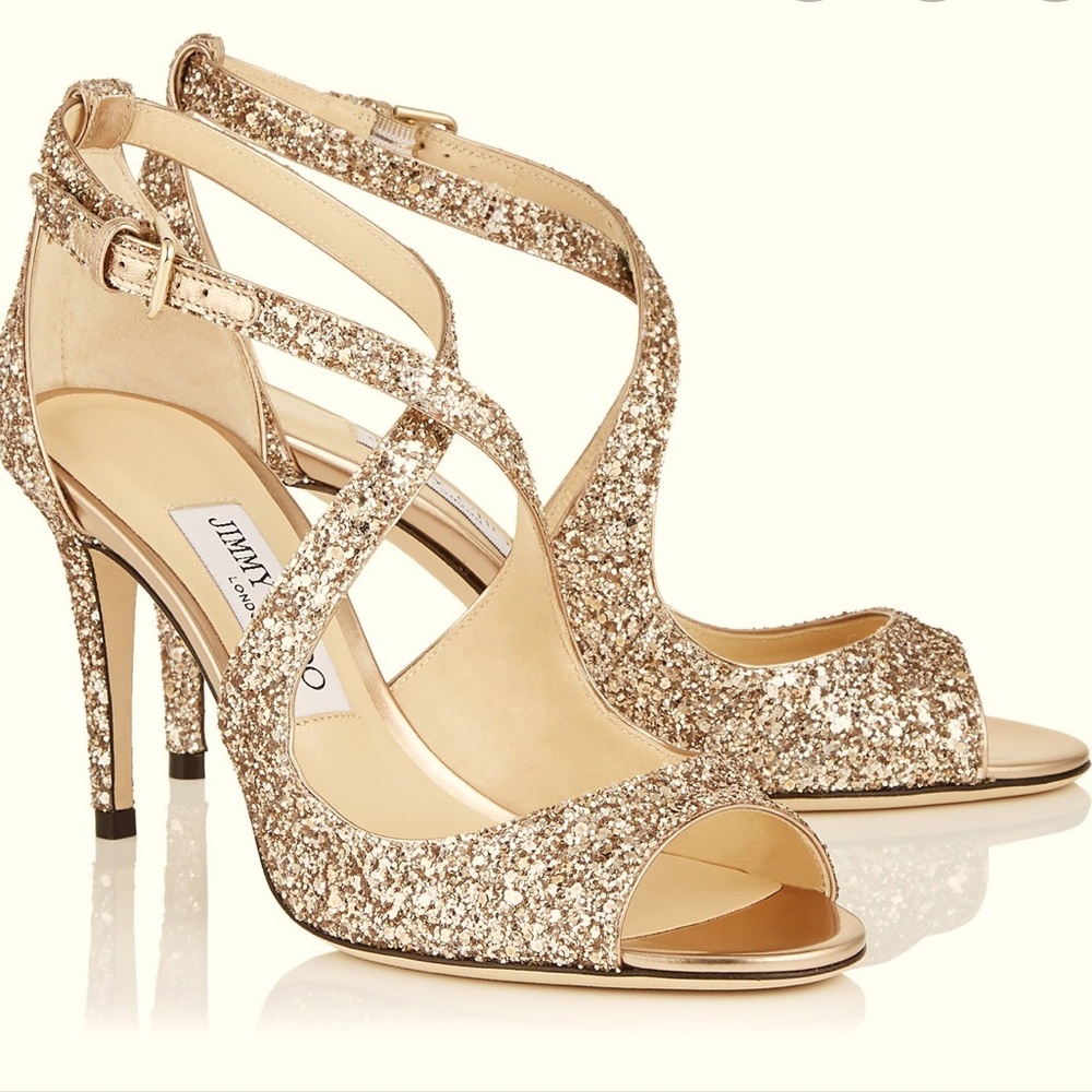 Jimmy Choo Emily 85 Ballet Pink Heels